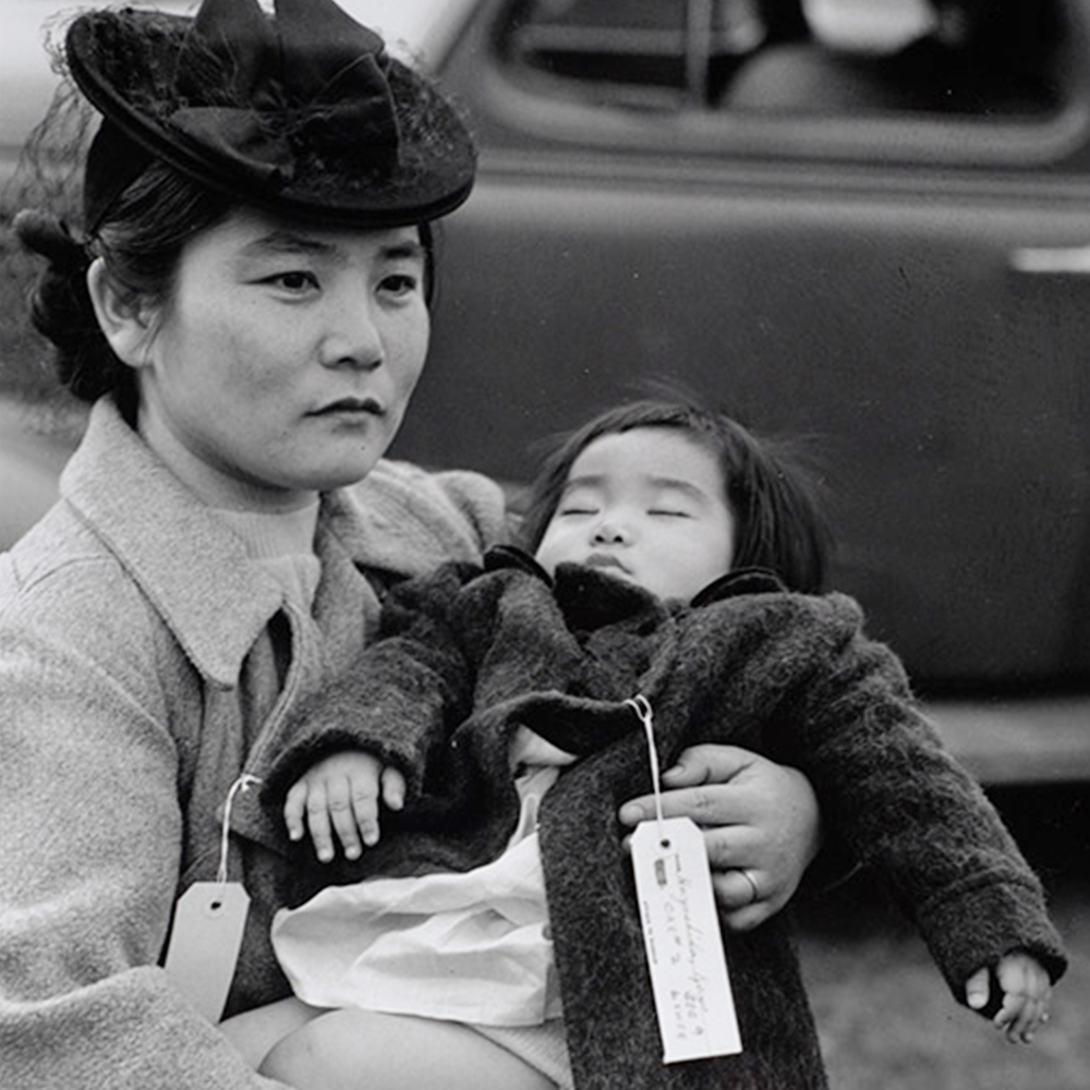 Fumiko Hayashida and her one-year-old daughter Kayo