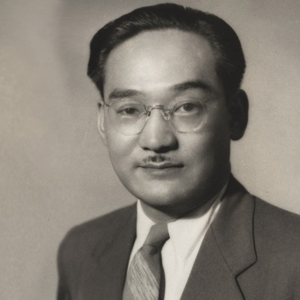 Minoru Yasui's portrait, courtesy of Holly Yasui