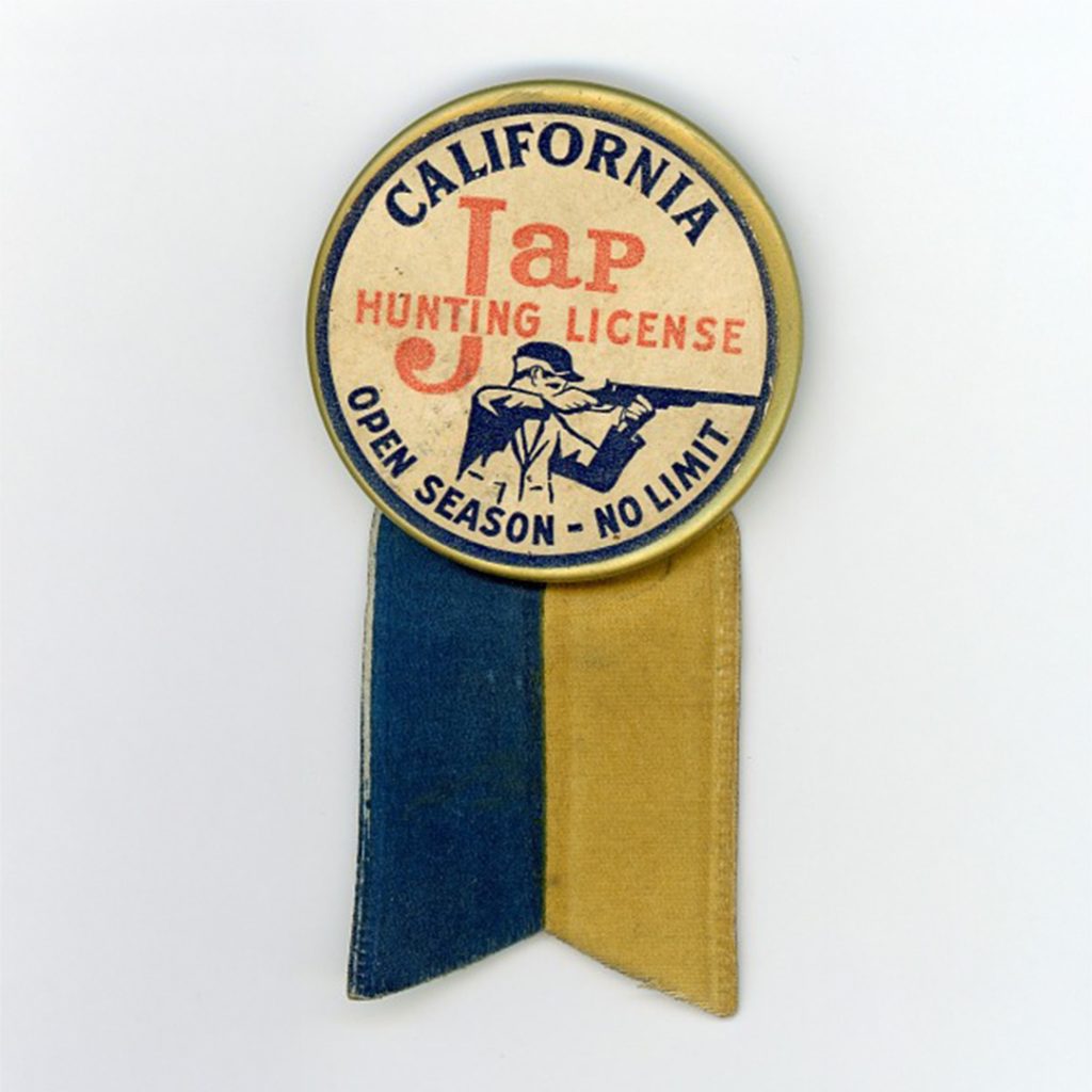 California Jap Hunting License, credit National Museum of American History