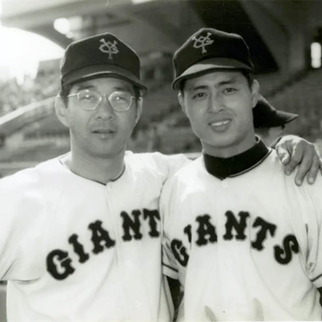 Wally Yonamine helped shape modern Japanese baseball — not just with his speed, but with his influence. Here he stands alongside Sadaharu Oh, the home run king of Japan.