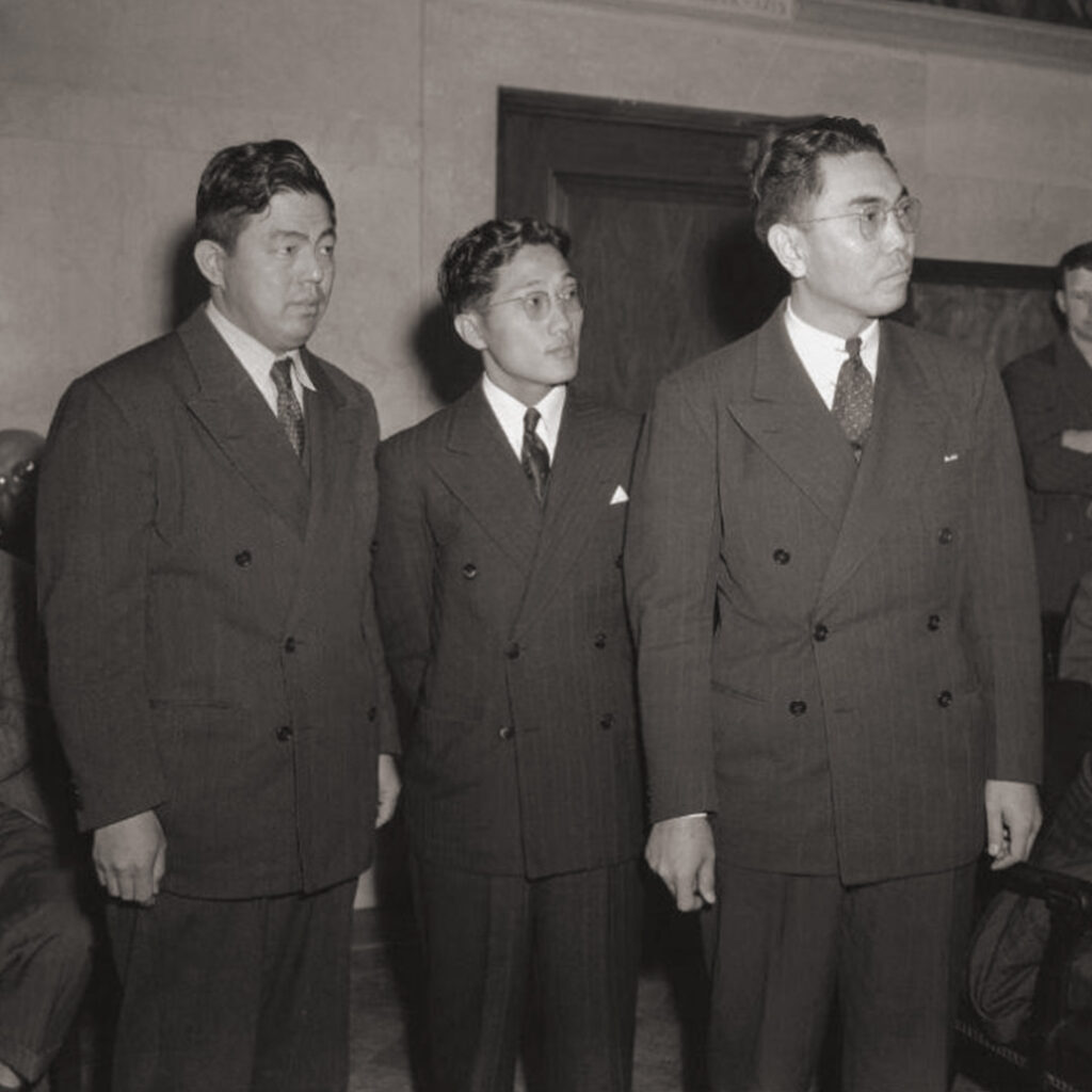 Three JACL leaders in Los Angeles, 1941