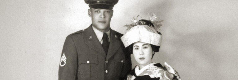 Oren Blackmon Jr. and Ayako Okada Blackmon, Gotemba 1957