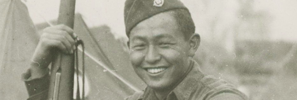 Private Stanley Hayami of Company C, 2nd Battalion, 442nd Regimental Combat Team