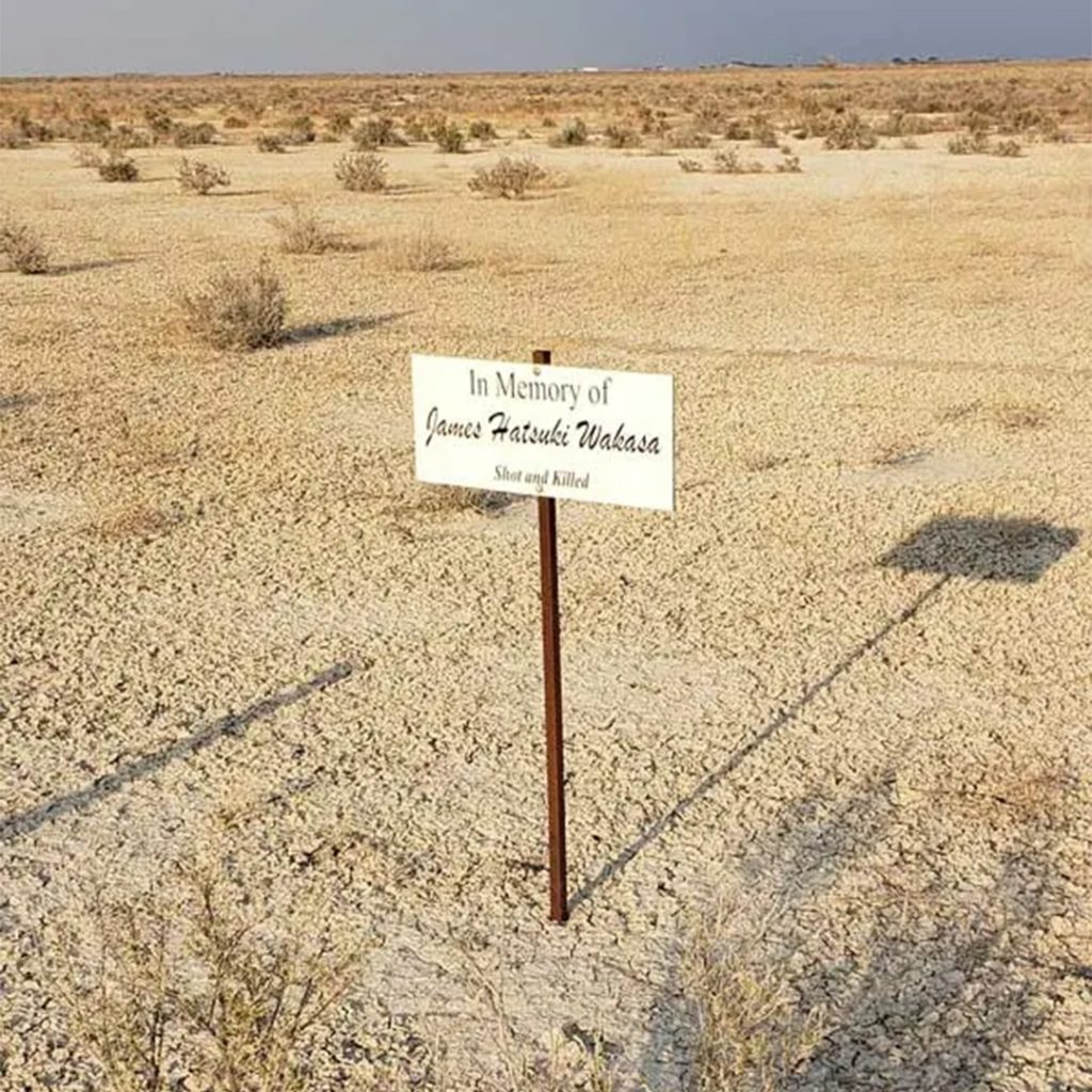 New Wakasa Memorial Sign, credit The North American Post