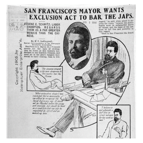 San Francisco Mayor Eugene Schmitz, credit Library of Congress