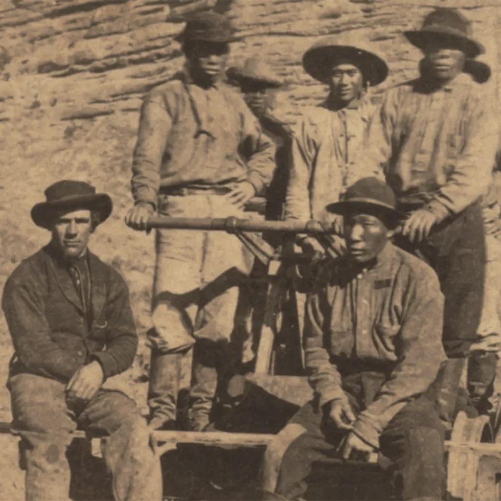 Chinese workers were paid less than American workers, and were provided with harsher living conditions, 1867