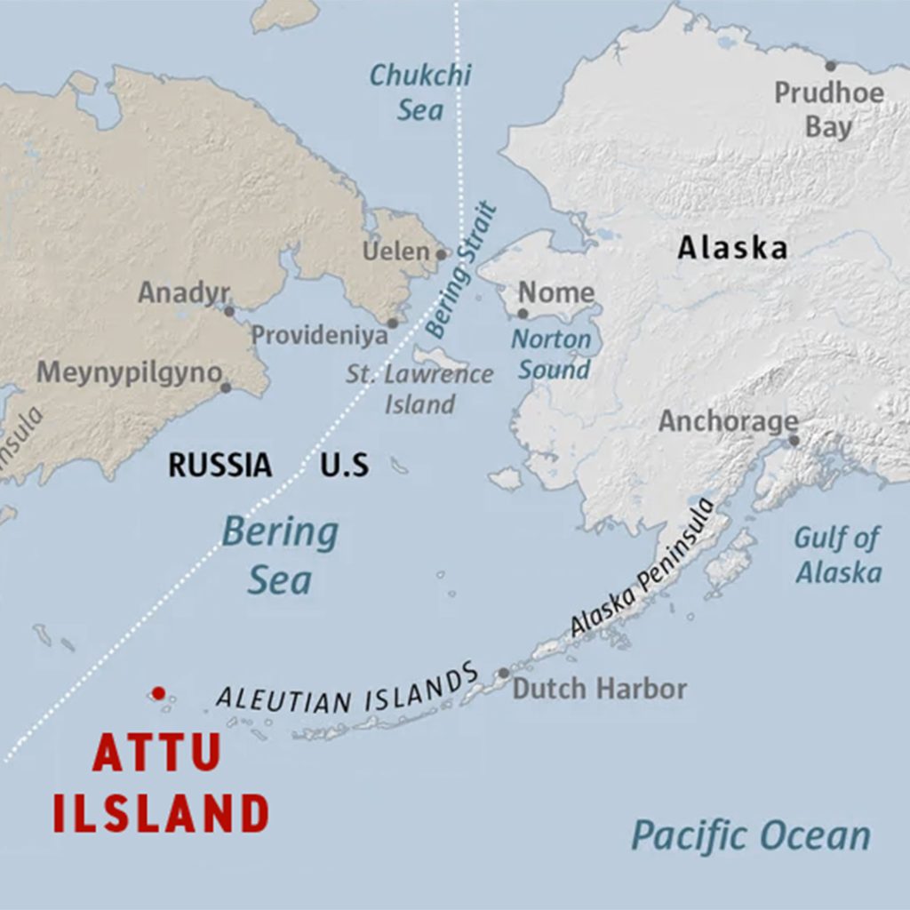 Sitting closer to Russia than to the U.S. mainland, Attu Island was seen by the Japanese military as a strategically vital location to occupy.