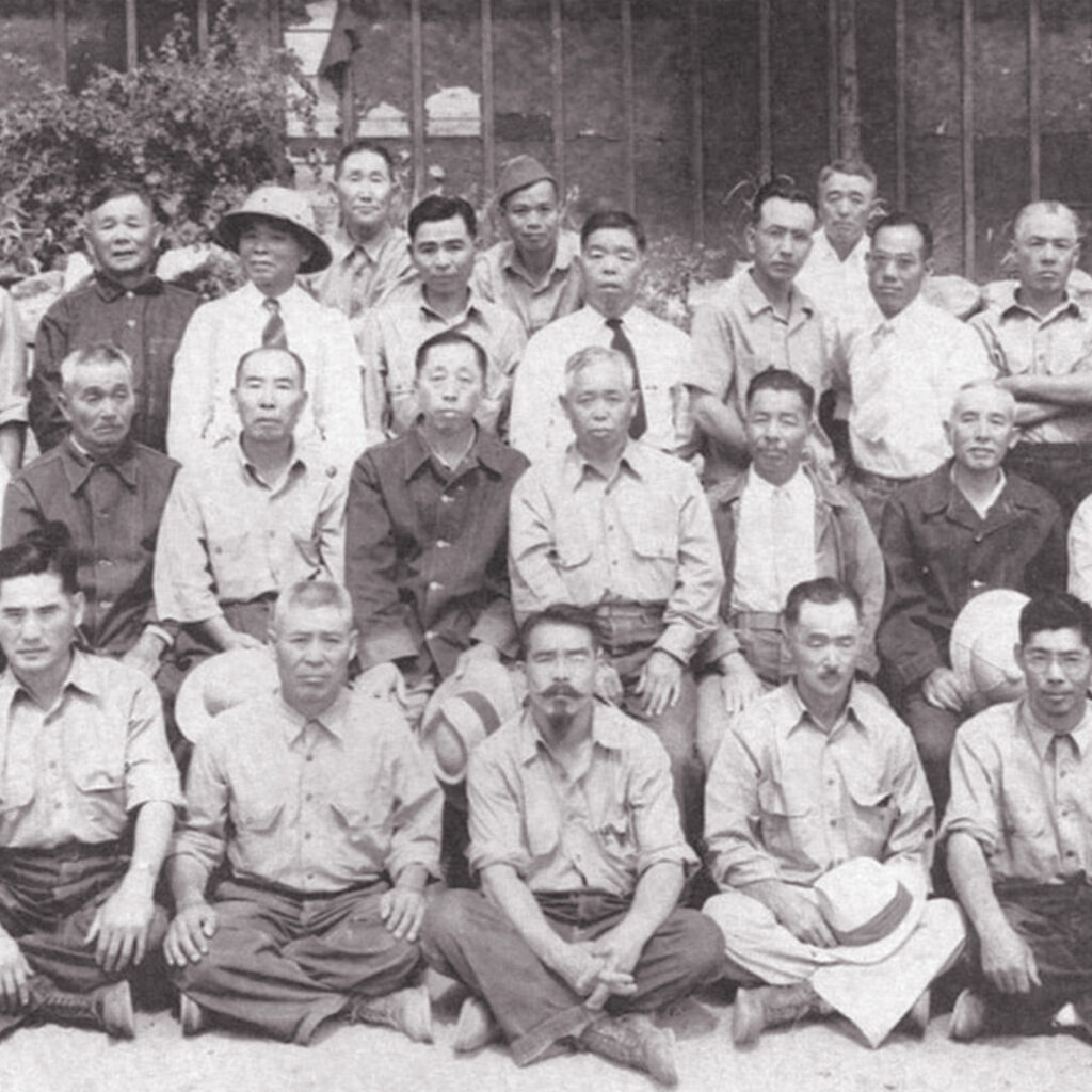 Japanese incarcerees from the Monterey, Salinas, and Watsonville areas of California, at Camp Lordsburg, New Mexico, 1942-43