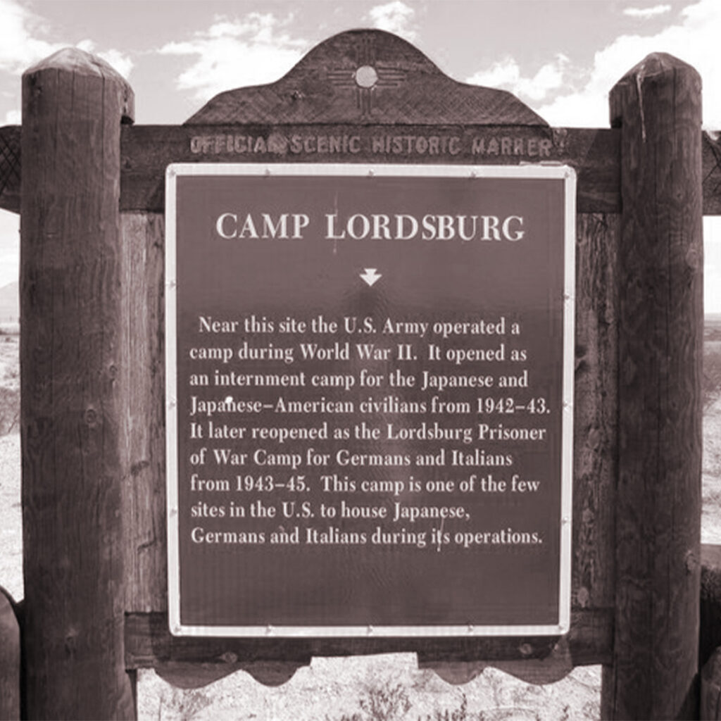 Historical Marker off POW Rd, south of Interstate 10, New Mexico