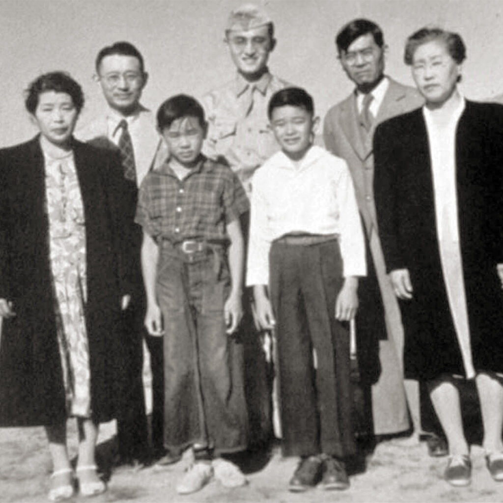 Mineta family at Heart Mountain