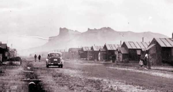 The barracks at Tule Lake Segregation Center, credit NARA via Densho