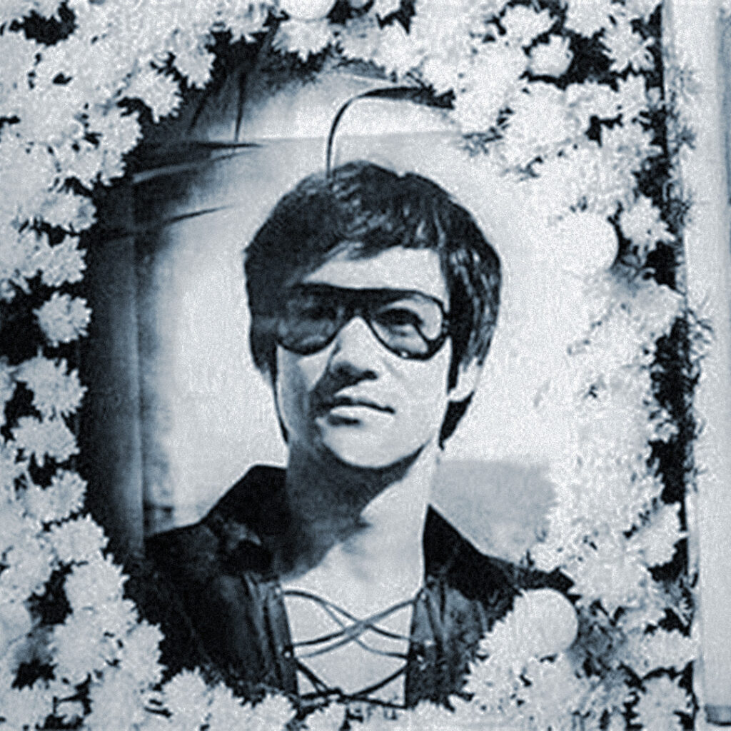 Bruce Lee's funeral photo