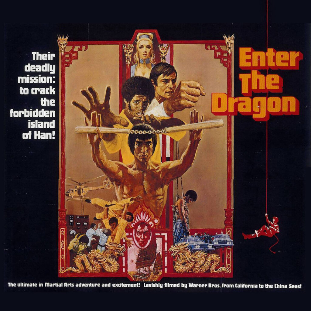 The cover jacket of "Enter the Dragon"