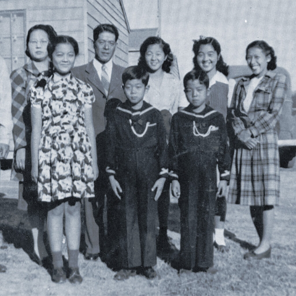 The Shibayama family at Seabrook Farms, New Jersey.