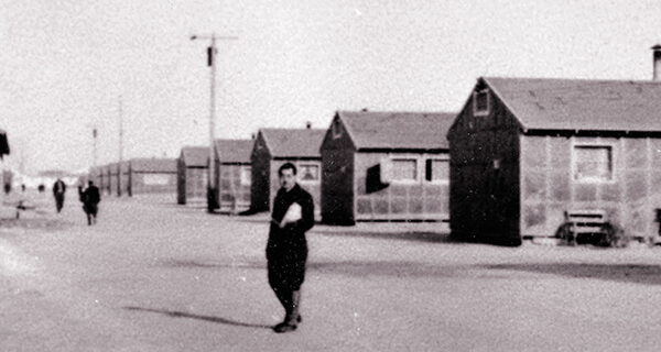 A man standing in Topaz War Relocation Center