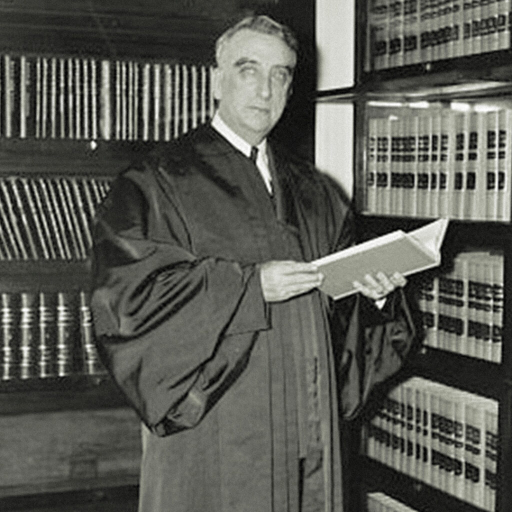 Chief Justice Fred M. Vinson, one of the dissenting voices in Kawakita’s Supreme Court case.