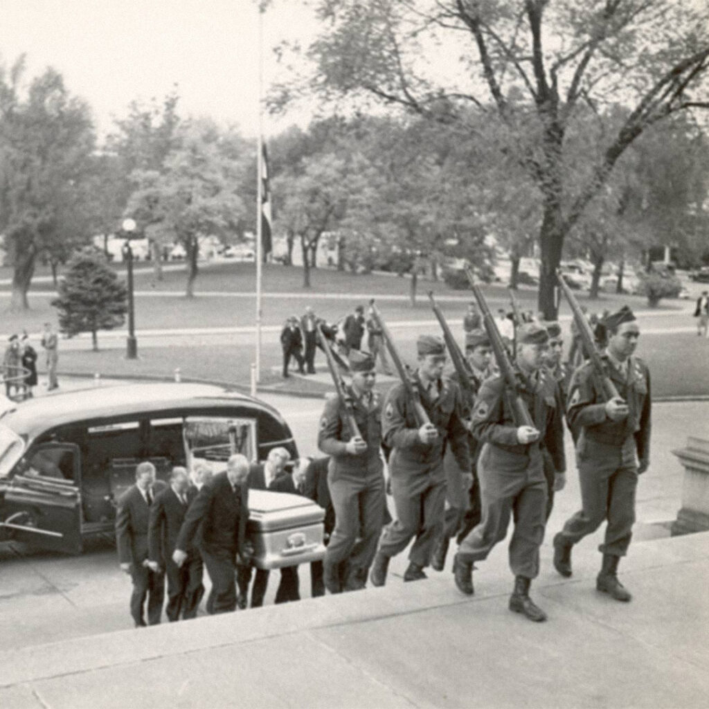 Ralph Lawrence Carr's funeral