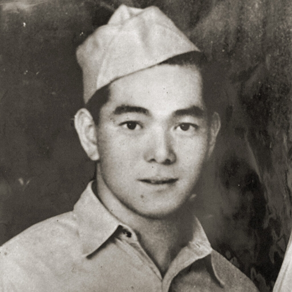 Sgt. Shigeo Joe Takata who was inducted into the U.S. Army in Honolulu on November 15, 1941.