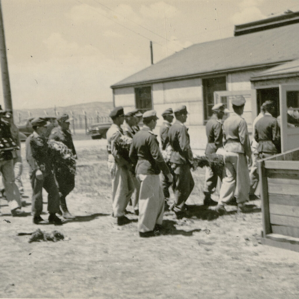 German POWs at Trinidad POW Camp, Colorado.