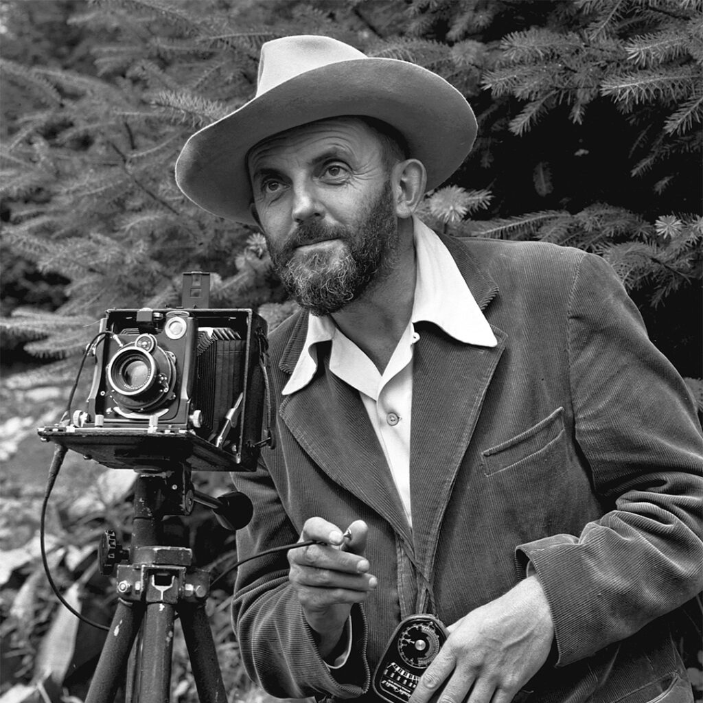 Portrait of Ansel Adams, 1950.