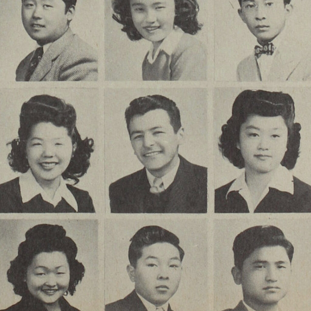 Ralph Lazo in the Manzanar High School yearbook.