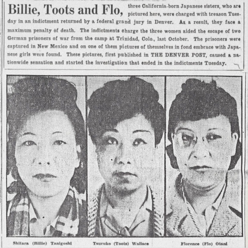Billie, Toots, and Flo of the Shitara Sisters.