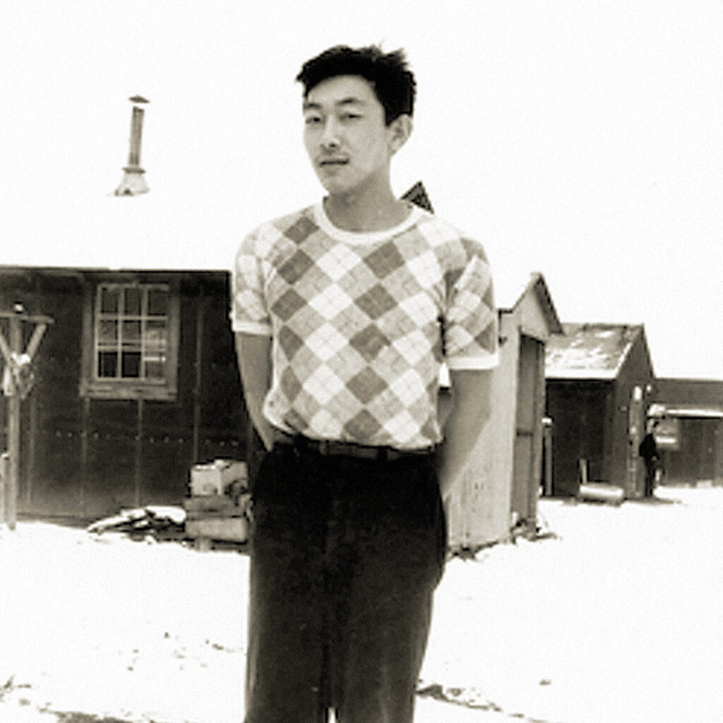 Hiroshi Kashiwagi at Tule Lake, courtesy of Kashiwagi Family