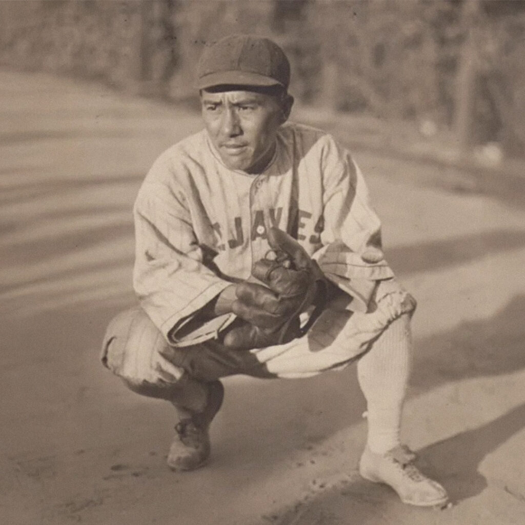 Kenichi Zenimura father of Japanese American baseball. Courtesy of Bill Staples Jr. and the Nisei Baseball Research Project