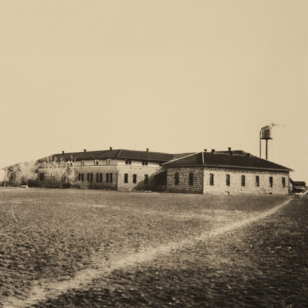 Leupp Isolation Center building and water tower.