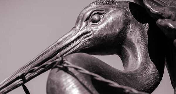 The Crane Statue by Nina Akamu at the National Japanese American Memorial to Patriotism
