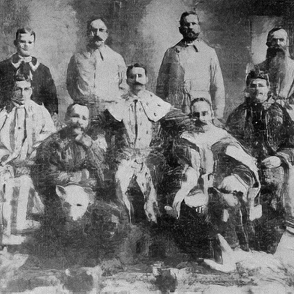 Board of Officers, Native Sons of the Golden West, c1900.