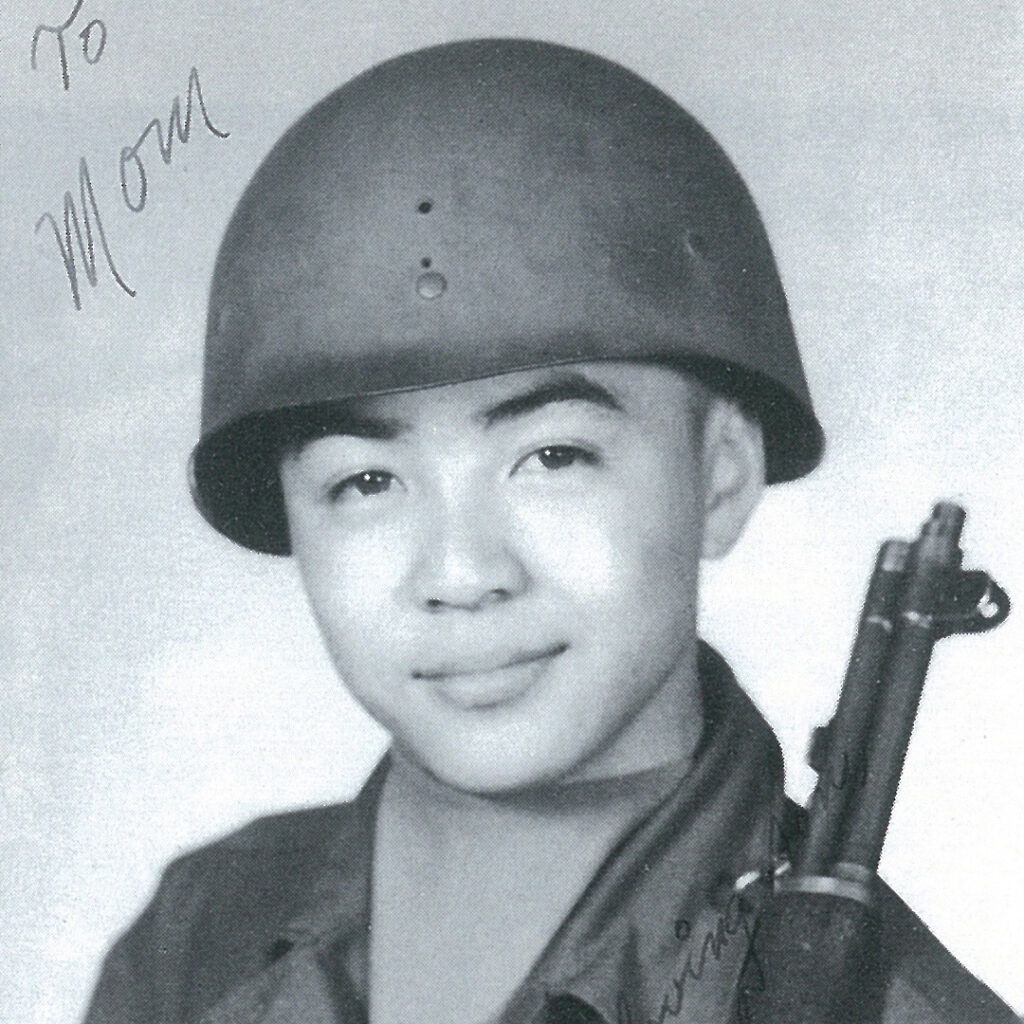 Richard Aoki during his U.S. Army service.