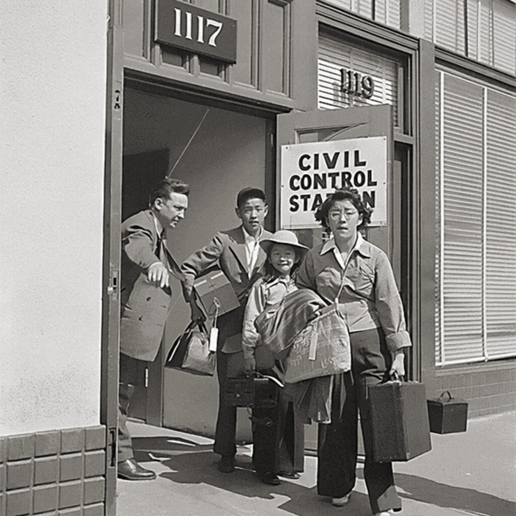 Civil Control Station in Oakland.
