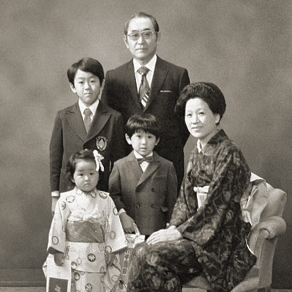 The Mimaki family in Tokyo, 1977.