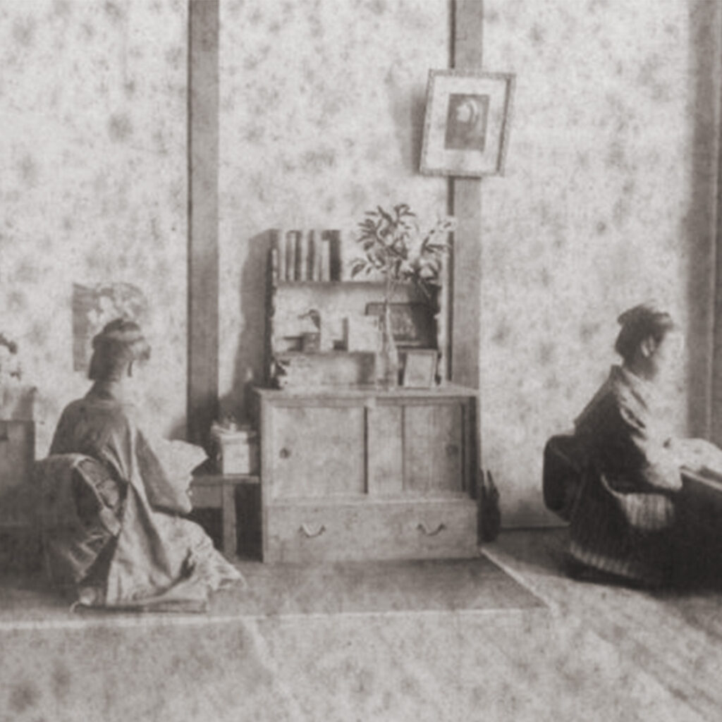 Inside the boarding dormitory at Kobe Women’s Seminary