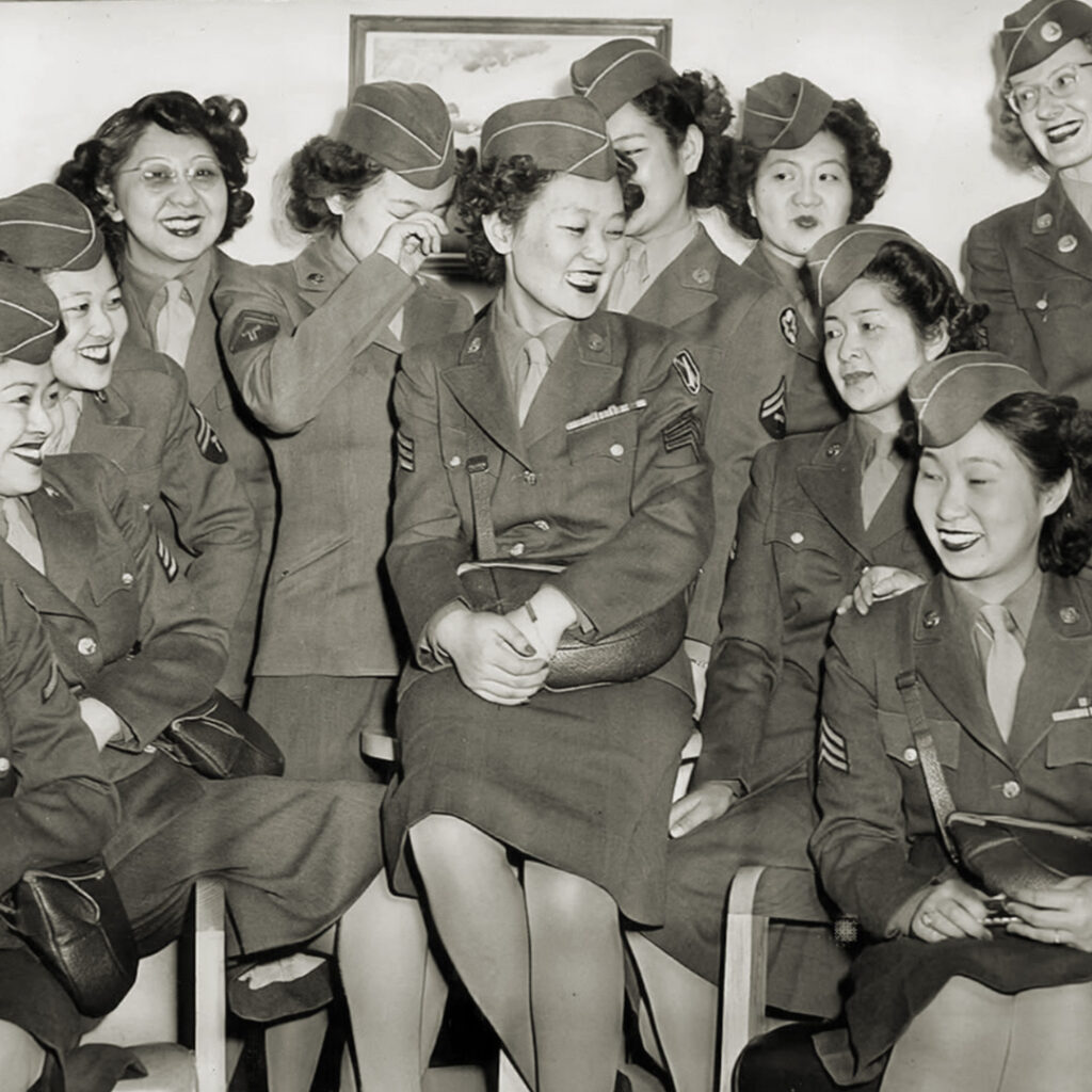 Members of Women's Army Corps at Hamilton Army Airfield, January 23, 1946