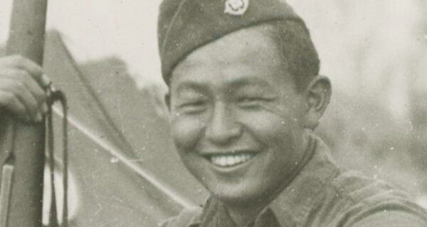 Private Stanley Hayami of Company C, 2nd Battalion, 442nd Regimental Combat Team
