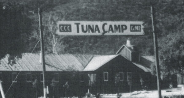 Tuna CCC Camp c1934, courtesy Little Landers Historical Society at Bolton Hall Museum