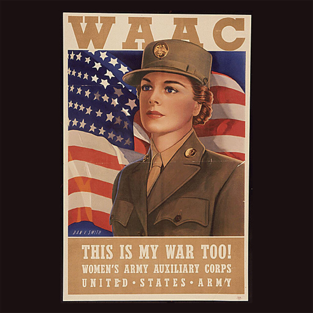 A recruitment poster for Women’s Army Auxiliary Corps.
