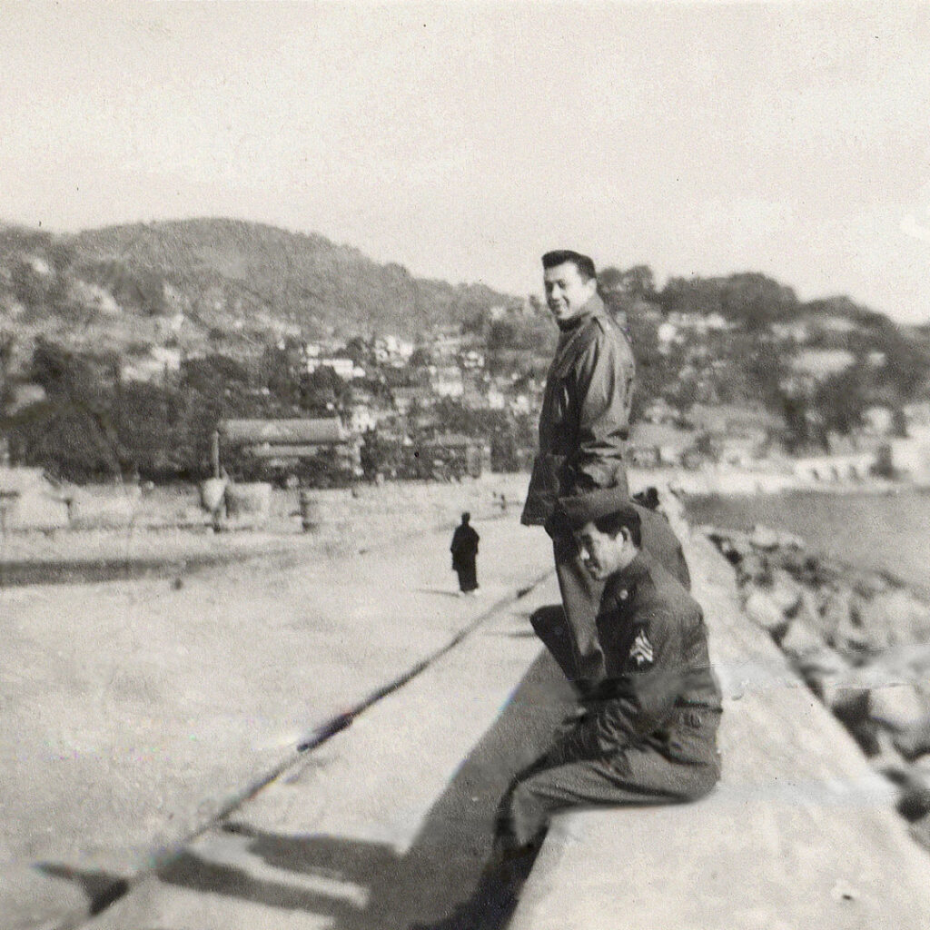 Wat Misaka in Hiroshima, 1946.