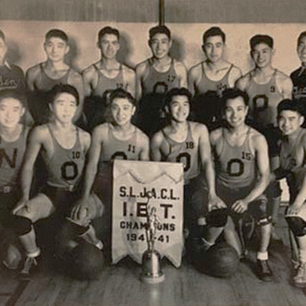 Wat Misaka (No. 11) with the Ogden Nippons, 1940–41