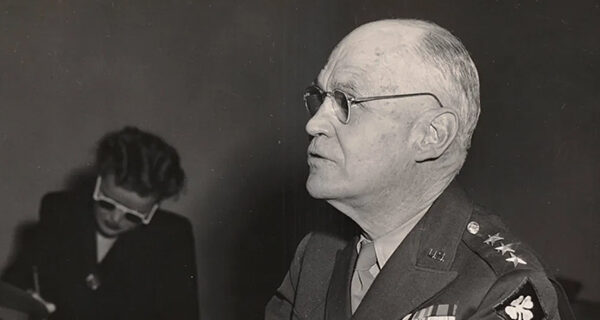 General DeWitt testifying before a subcommittee of the House Naval Affairs Committee