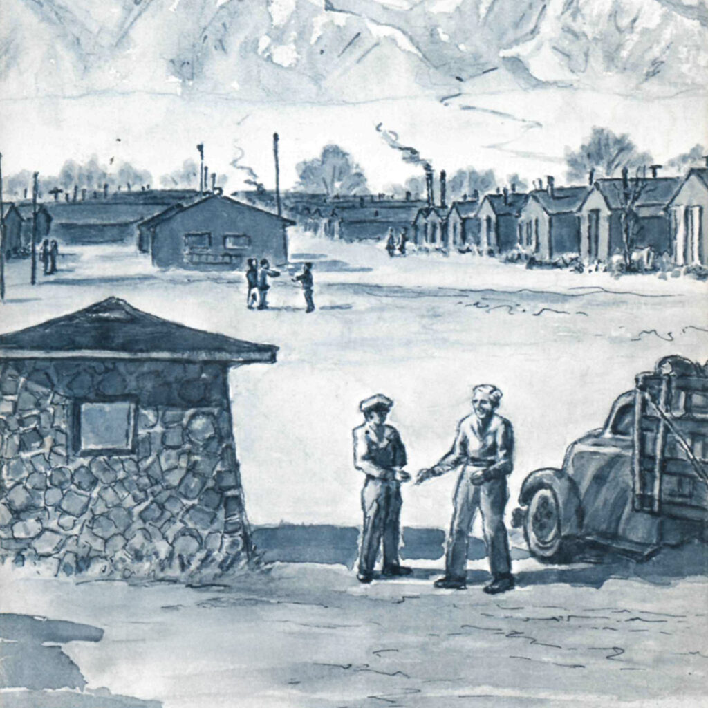 Friend Herbert in Manzanar