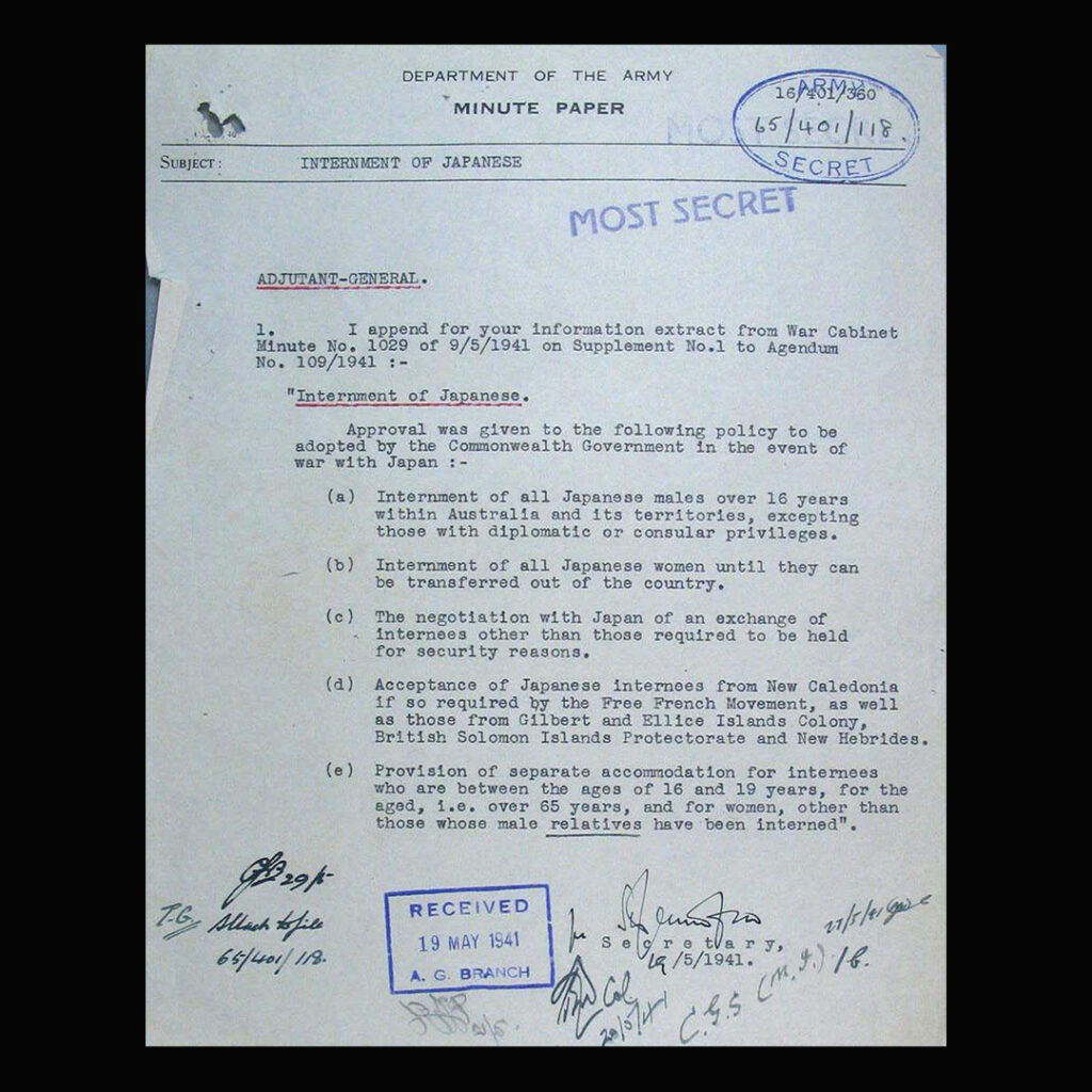 Army document May 9, 1941