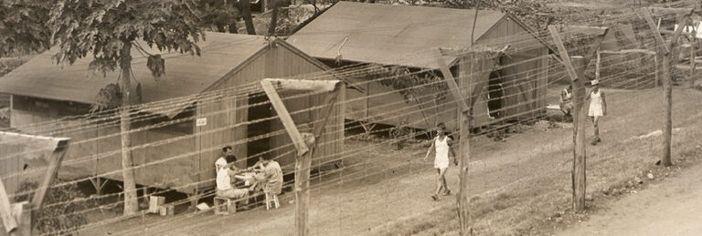Honouliuli Internment Camp c1945, photo by R.H. Lodge, courtesy of Hawaii's Plantation Village