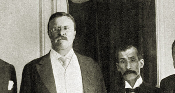 President Theodore Roosevelt facilitating the signing of the Treaty of Portsmouth between Japan and Russia, 1905, courtesy of Portsmouth Athenae