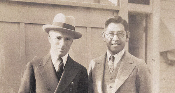 Charlie Chaplin and Toraichi Kono, 1927