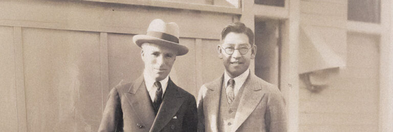 Charlie Chaplin and Toraichi Kono, 1927