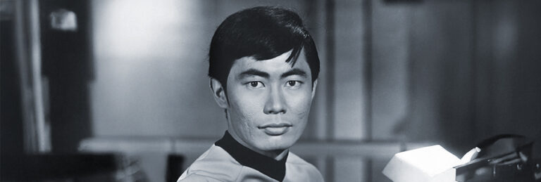 George Takei as Hikaru Sulu in Star Trek. NBC Television