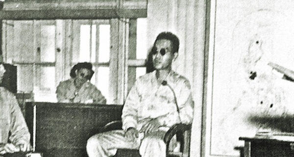 Richard Sakakida being interrogated by U.S. Army Intelligence at the end of WWII